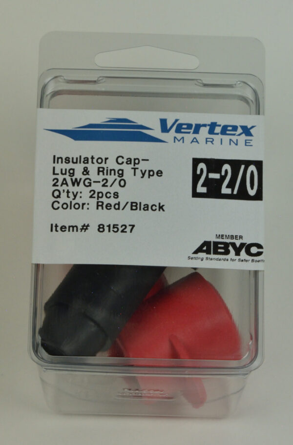 2~2-0 IC SET Red, Black Battery post insulator boots for use with battery cables to insulate battery posts from accidental contact