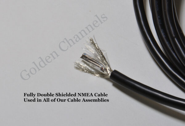 Picture of Golden Channels Fully Double Sheilded NMEA Cable Used in All NMEA Cable Assemblies
